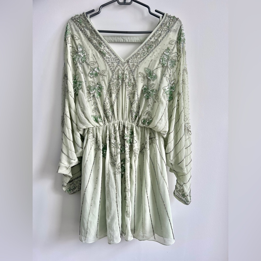 ASOS Mint Green Embellished Dress